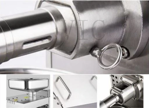 4-6 KG/H Stainless Steel Mustard Small Oil Press Machine